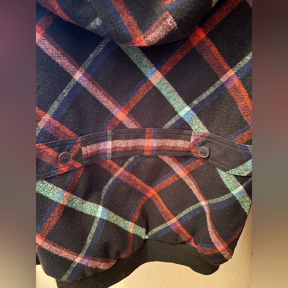 Billabong Multicolor Plaid Hooded Jacket - Picture 6 of 7